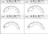 ASIMCO K2000 Brake Shoe Set